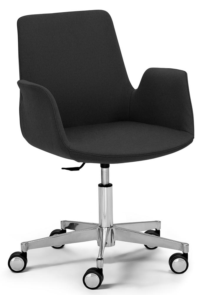 design fauteuil Anne donkergrijs