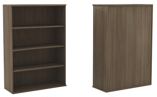 open boekenkasten voorkant en achterkant compleet met de legplanken open boekenkast voor en achter inclusief legborden